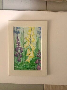 Floral Bells Watercolor Painting